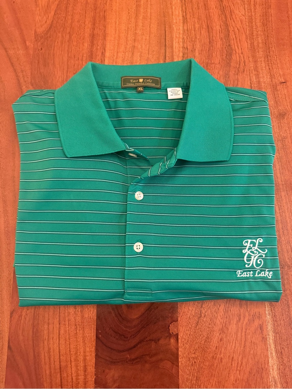 East Lake Golf Course - Golden Shamrock Collection - Men’s Golf Polo - XL